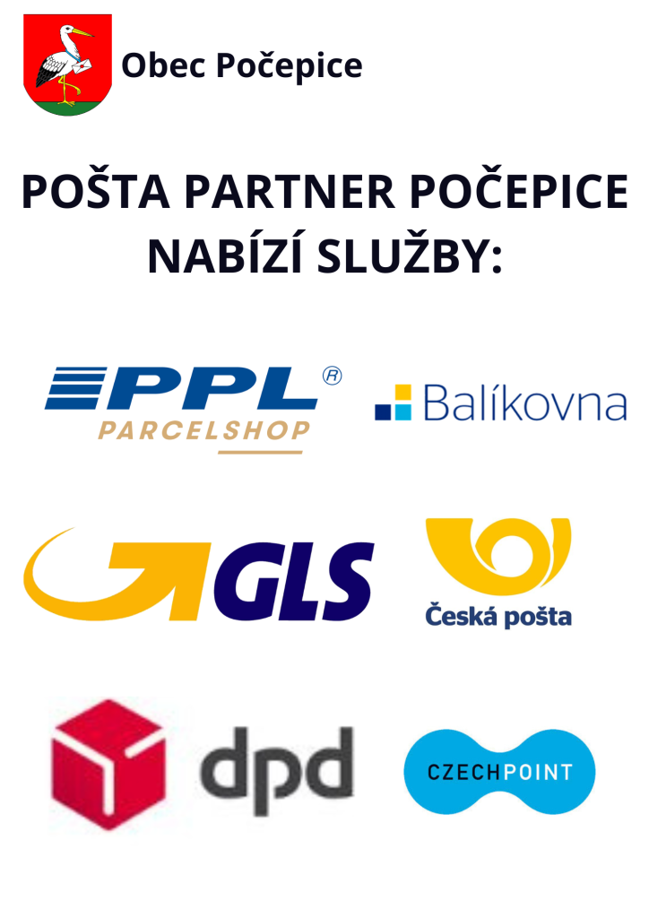 Služby na&nbsp;poště v&nbsp;Počepicích
